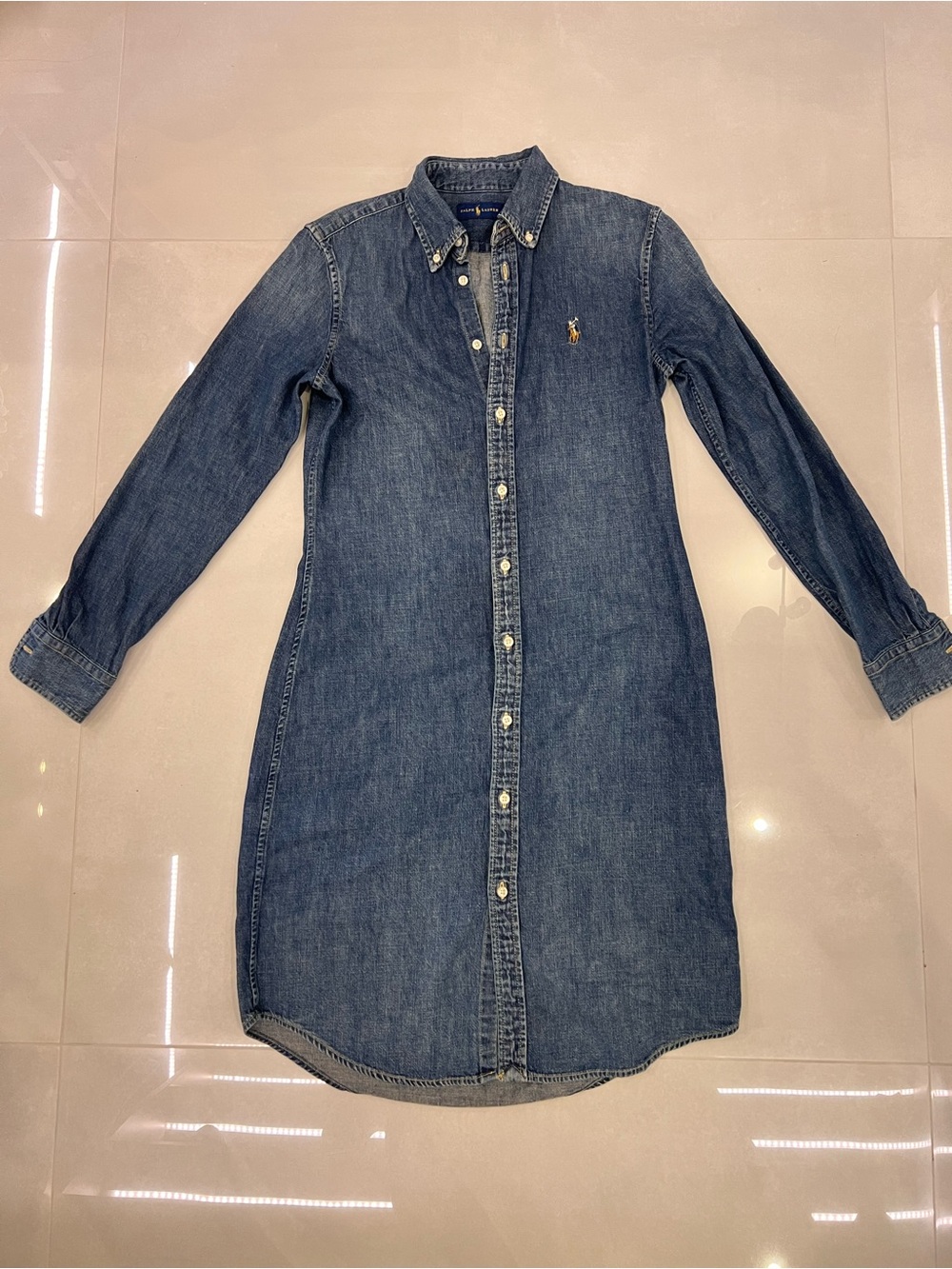 Ralph Lauren Denim Shirt Dress - Picture 3 of 8